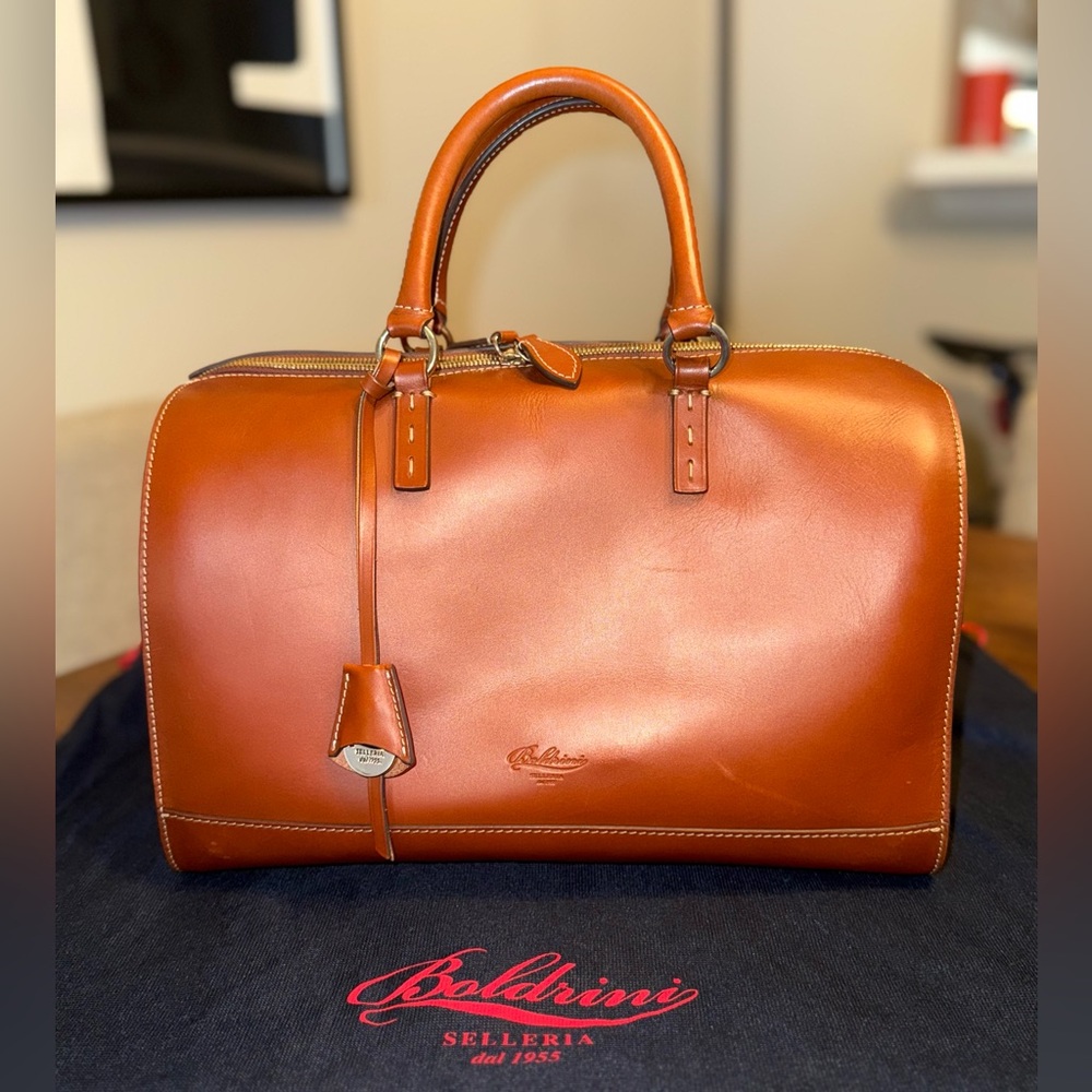 Boldrini Selleria Mini Leather Bag - Brown